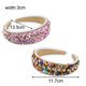 thumbnail image 2 of 2 diademas multicolores para niñas, diademas de perlas de arcoíris para niños, accesorios para el cabello lindos de moda para niñas, 2 of 5