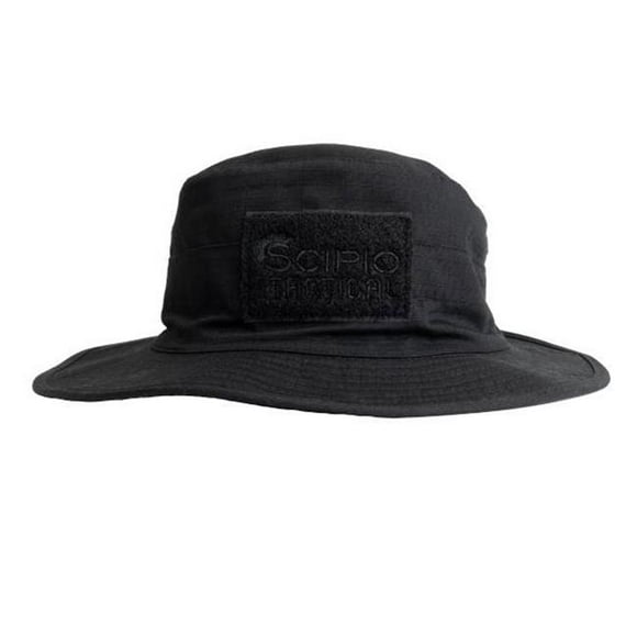 Scipio SCBUCKETBK Bucket Hat&#44; Black - Pack of 6