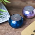 thumbnail image 4 of Fashionit U Speakers Mini Glam Portable Wireless Bluetooth Speaker with Magnetic Base, Mic & Selfie Remote Control – Ideal for Active Lifestyle, Travel, Home, & Office – Glam Midnight Blue, 4 of 8