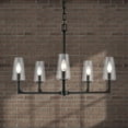 thumbnail image 4 of Elk Home 28-Inch Wide Fitzroy Chandelier, Transitional, Matte Black, 4 of 6