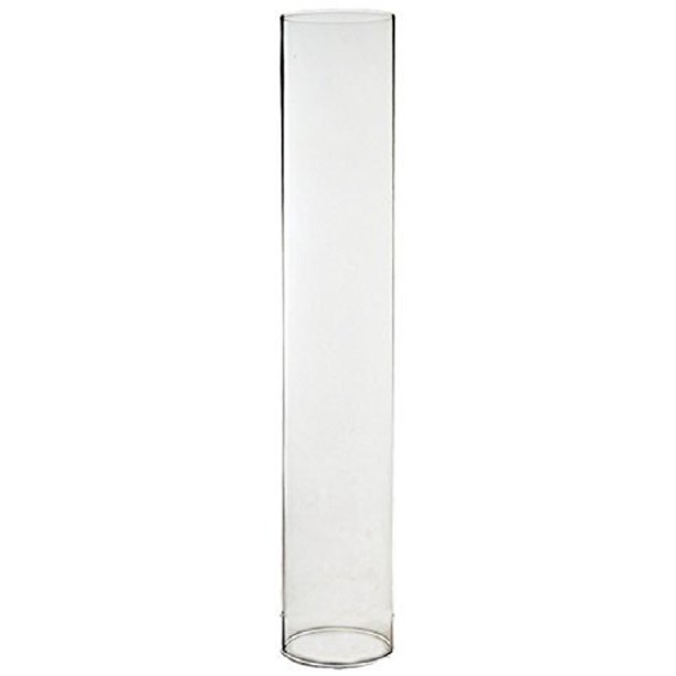 CYS Hurricane Candle Holder, Glass Chimney for Candle, Open Ended. H-14