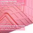 thumbnail image 4 of Heavy Duty Rubber Floor Mats 4-Piece,Pink Car Mats Full Sets Anti-Slip,Waterproof Universal Trim-to-Fit for Car SUV Truck, Durable All Weather Automotive Car Mats for Women,Girly(All Pink), 4 of 7