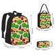 thumbnail image 2 of Disketp Vegetable Mochila Estampada de Gran Capacidad con Lonchera y Estuche, Set de 3 Piezas para Estudiantes, 2 of 7