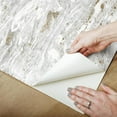 thumbnail image 6 of Marble Seas Peel and Stick Wallpaper, 6 of 21