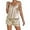A-Beige148, variant on Women's Satin Lace Trim Pajama Set V Neck Cami Sleep Set Soft Elegant Sleeping Pajama Sets