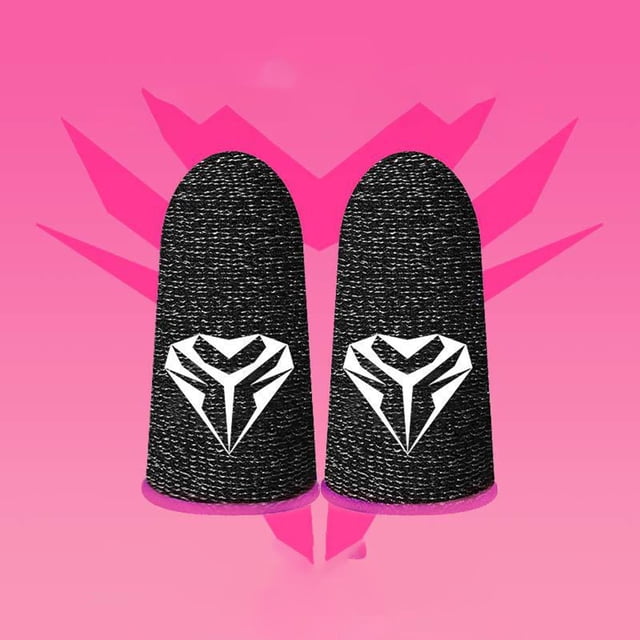 Guantes de manga de dedo para juegos móviles Manga de pantalla táctil a Rosa Colcomx Fundas para dedos para juegos