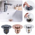 thumbnail image 5 of Escurridor de galvanoplastia para lavabo, tapón a prueba de fugas para cabezal de lavabo universal, tapón para fugas de núcleo de cobre para lavabo de piscina JFHHH pequeña, 5 of 5