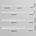 thumbnail image 5 of 5-Pack 36 Inch White Floating Wall Shelves with Picture Ledge, 5 of 6