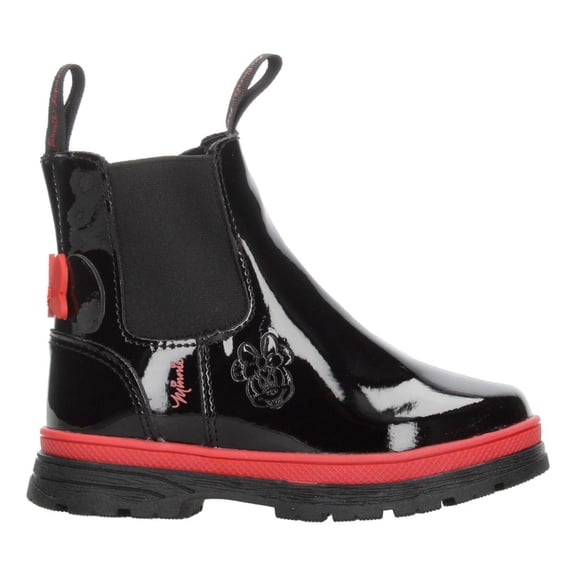Bota Niña Disney Minnie Mouse Slip On Negro Con Rojo Casual negro 20.5 MX