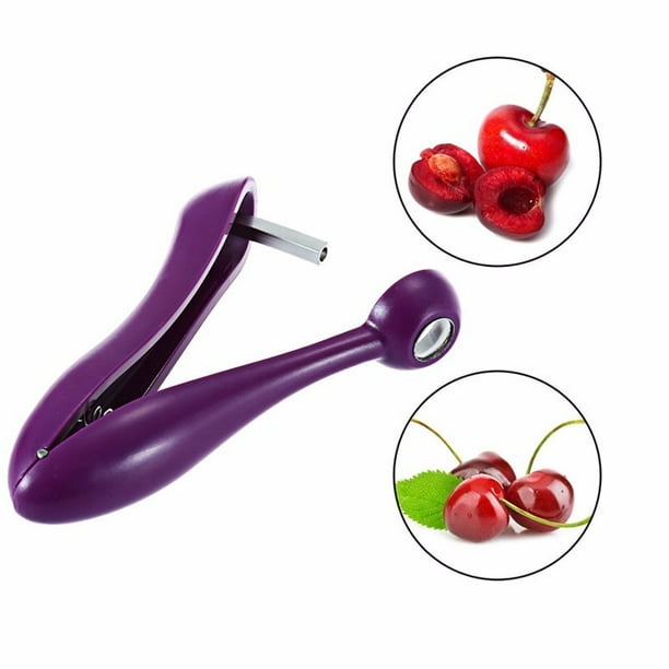 2pcs Easy Cherry Fruit Core Seed Remover Cherry Gadgets Pitter Corer Kitchen Tools Random Color Walmart Com Walmart Com
