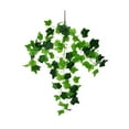 thumbnail image 2 of Fake Hanging Plant Indoor Outdoor Small Decor Faux Hanging Vine Plants Wall Greenery for New Home Decor Artificial Green Wall Hanging Plant Home Garden Wall Fence Stairway Wedding Hanging Decor 2Ft, 2 of 6