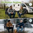 thumbnail image 6 of Sunyrisy Oversized Heated Camping Chair, Folding Outdoor Chair with 3 Heat Settings, Dual-Zone Heating, Supports up to 500 lbs, Portable Heated Chair for Camping, Fishing and Sports Events, 6 of 7