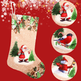 thumbnail image 3 of Suministros de decoración de Navidad con colgante de calcetín de Navidad impreso Adepaton CPB-SSW30-2, 3 of 5