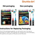thumbnail image 5 of Shuttle Art 36 Colors Dual Tip Acrylic Paint Markers, Brush Tip and Fine Tip Acrylic Paint Pens for Rock Painting, Ceramic, Wood, Canvas, Plastic, Glass, Stone, Calligraphy, Card Making, DIY Crafts, 5 of 7