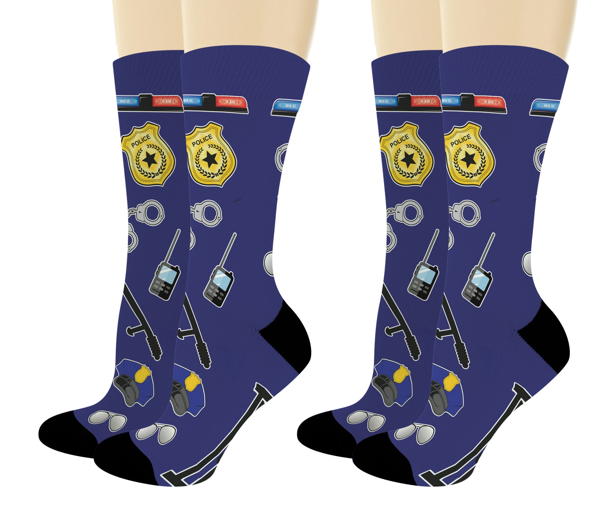 ThisWear Police Officer Gifts Cop Socks for Men and Women Police