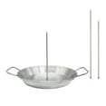 thumbnail image 1 of QualitChoice Kebab Plate Skewer BBQ Vertical Grill Replacement Chicken Spit Drip Material is Rust Resistant and Kitchen Camping 10.5inch, 1 of 6