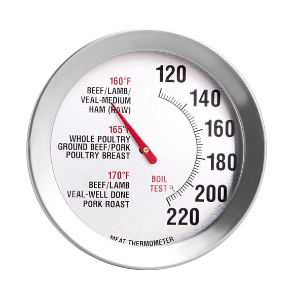 Binwennn Horaire Quotidien Rôtir la Viande Four Grand 2,5 Po Visage Facile à Lire Acier Inoxydable