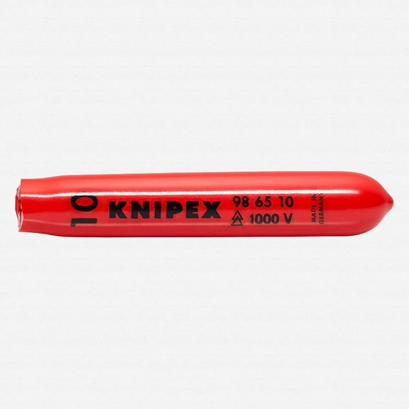 Knipex Insulated Self-Clamping Slip-On Cap, 10 mm, for Bare Live Cables