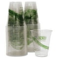 thumbnail image 2 of Eco-Products GreenStripe Cold Cups 12 fl oz - 50 / Pack - Clear, Green - Bioplastic - Cold Drink, 2 of 6