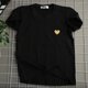 thumbnail image 1 of PLAY Camiseta Love Bordada Hombres Y Mujeres Blanco Y Negro Algodón Puro Pareja Estudiantes Manga Corta Gao Jiahui  unisex, 1 of 2
