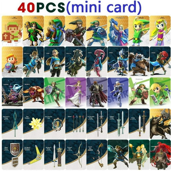 Splatoon 3 Zelda Amiibo Cards Apply to the Legend of Zelda: Tears of the Kingdom and The Legend of Zelda: Breath of the Wild NFC