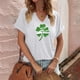 thumbnail image 2 of Tops Cortos para las Mujeres San Pablo's Día Impreso Cuello en V Envuelto Casual Top, Ligero para Todas las Estaciones Hogar Y Uso Diario, 2 of 8