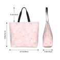 thumbnail image 5 of Yiaed Cute Bunny Print Handbag for Women Tote Purse Shoulder Bag Large Fashion Hobo Purse Handbag Shopping Tote, 5 of 5