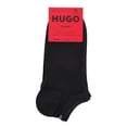 thumbnail image 3 of Hugo Chaussettes à la Cheville en Coton Biologique avec Logo pour Adultes (Lot de 6), 3 of 3