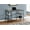 Grey#5, variant on Office Desks Computer Desk, Home Office, Laptop, Left, Right Set-up, Storage Drawers, 60"l, Work, Brown Laminate, Black Metal, Contemporary, Modern,Wooden Office Desks