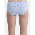 thumbnail image 2 of No Boundaries Cotton Hipster Panty, Women’s and Women’s Plus, Sizes XS-XXXL, 2 of 3