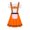 Orange, variant on LUOGENLI Dress Toddler Girls Children 2Pc Stage Suit 1Pc Top+1Pc Suspender Dress Children Traditional Festival Clothing Embroider Suspender Suit Maxi Skirt with Slit for Girls Orange 4-5 Years