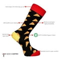 thumbnail image 2 of Love Sock Company Pizza Novelty Crew Socks (Unisex), 2 of 3