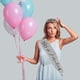 thumbnail image 3 of Juego de Corona y Faja de 16 Cumpleaños, Tiara de Diamantes de Oro Rosa con Alfiler de Perlas, Regalo de Decoración para Fiesta de Adolescentes, 3 of 3