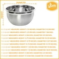 thumbnail image 6 of YBM Home Stainless Steel Deep Mixing Bowl 15 inches Diameter - Silver, 14.5 Quart, 6 of 6