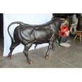 thumbnail image 4 of Nifao Giant Bronze Bull Statue, for Homes, Parks, Commercial – Garden Outdoor Decor Sculpture, 102"L x 36"W x 63"H, 4 of 11