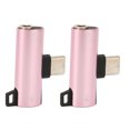 thumbnail image 1 of Tipo Cto, 2 unidades USB C a USB Cto Audio Jack USBC Adaptador de auriculares Claridad notable, 1 of 8