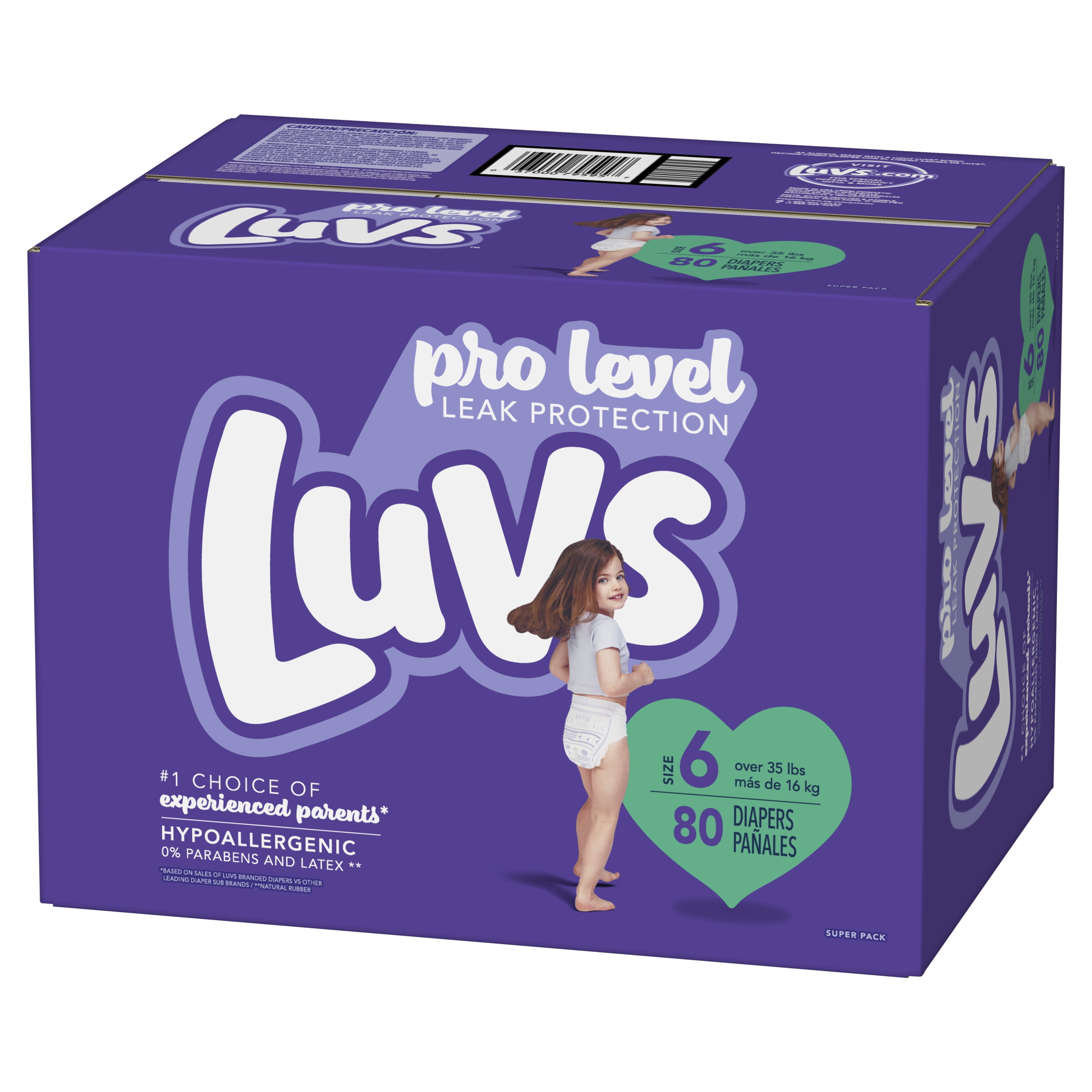 Luvs diapers size store 6 walmart