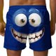 thumbnail image 3 of Pantalones Cortos de Cintura Elástica Divertidos Impresos Casuales de los Hombres, Bajos de Playa Ligeros de Verano, 3 of 5