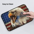 thumbnail image 5 of Bingfone Eagle With USA Flags Laptop Sleeve Case 13 inch , 360° Protective Computer Carrying Bag, 5 of 8