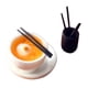 thumbnail image 2 of Casa de fideos Ramen miniatura para 1/12 1/6 cocina comedor decoración perfecl, 2 of 6