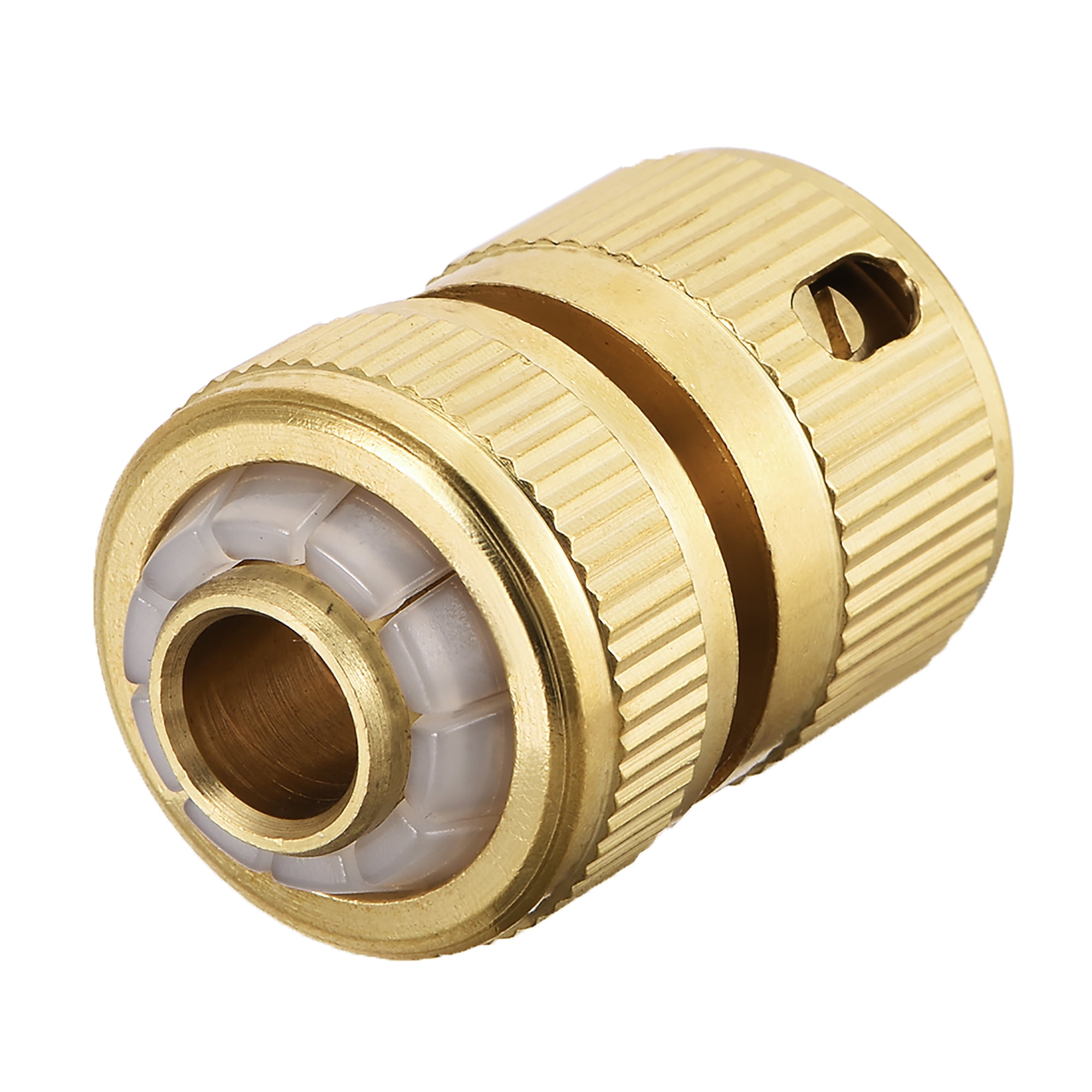 Details about   Brass-Coated 1/2 Inch Quick Release Garden Hose Connector Fittings Adapters 