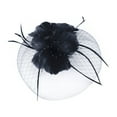 thumbnail image 3 of MEICHEN Fascinator Hats for Women Flower Hat for Tea Party Cocktail Ball Wedding Church Hat All Seasons Fashion Must Have, 3 of 3
