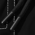 thumbnail image 4 of TKKCS Mens Wide Leg Cargo Pants Elastic Drawstring Waist Loose Fit Workwear Contrast Stitch Outdoor Casual Pants with Multi Pockets Black S, 4 of 4