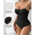 thumbnail image 4 of USEASY Strapless Shapewear Bodysuits for Women Tummy Control Shapewear Thong Bodysuit with Built in Bra Body Shaper, 4 of 8