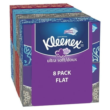 Ultra Soft Tissues, White, 120ct, Pack of 8