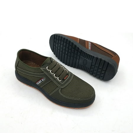 

PhoneSoap Men s Fashion Casual Breathable Wear Resistant Slip On Cloth Shoes Green