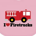 thumbnail image 4 of Inktastic I Heart Firetrucks Boys or Girls Baby Bib, 4 of 4