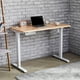 47x24 Height Adjustable Computer Desk for Sitting or Standing, White ...