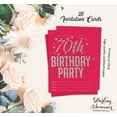 thumbnail image 5 of Darling Souvenir Pink Birthday Invitation Card Printable Elegant Fill or Write In Blank Party Invites 28 Pcs 5 x 7 Inches, 5 of 5