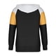 thumbnail image 4 of Puntoco moda mujer manga larga otoño camiseta impresión bolsillos con capucha blusa tops Puntoco Puntoco-4191, 4 of 4